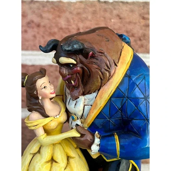 Disney Traditions Belle & The Beast Love Conquers All Figurine - Jim Shore - Picture 10 of 11